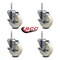 Service Caster 4 Inch Nylon Wheel Swivel 34 Inch Threaded Stem Caster Set with Brake SCC SCC-TS20S414-NYS-TLB-34212-4 - alternate 2